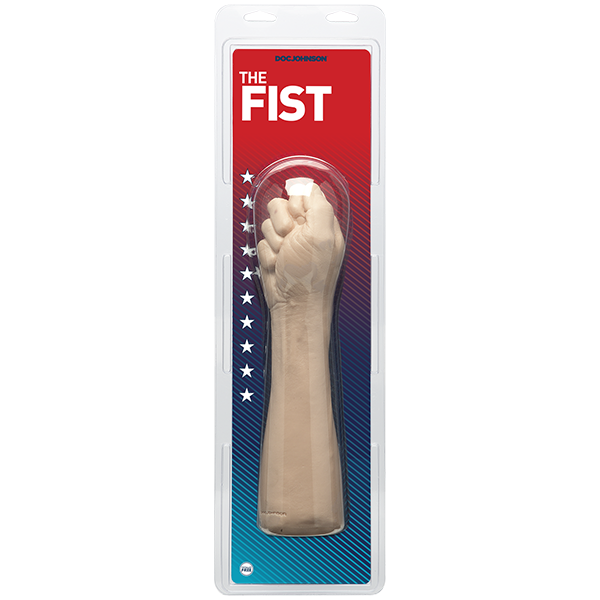 Doc Johnson THE FIST Realistic Hand Fisting SilaGel Dildo 13.5 inch Natural Flesh