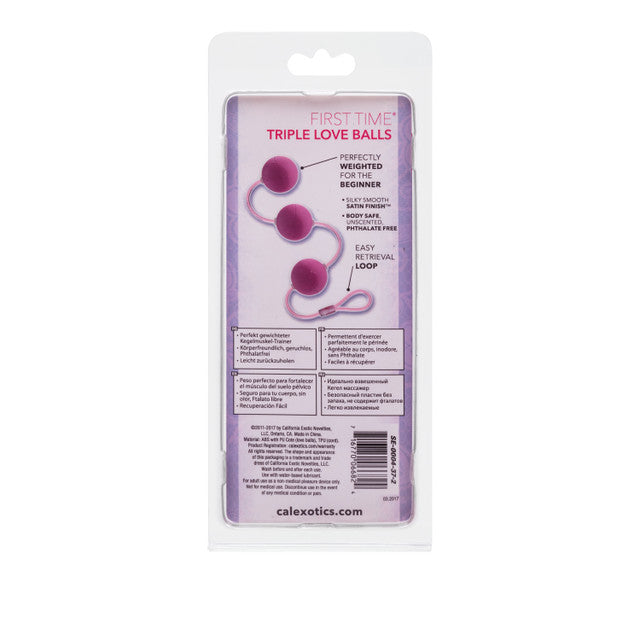 CaleXOtics FIRST TIME TRIPLE LOVE BALLS