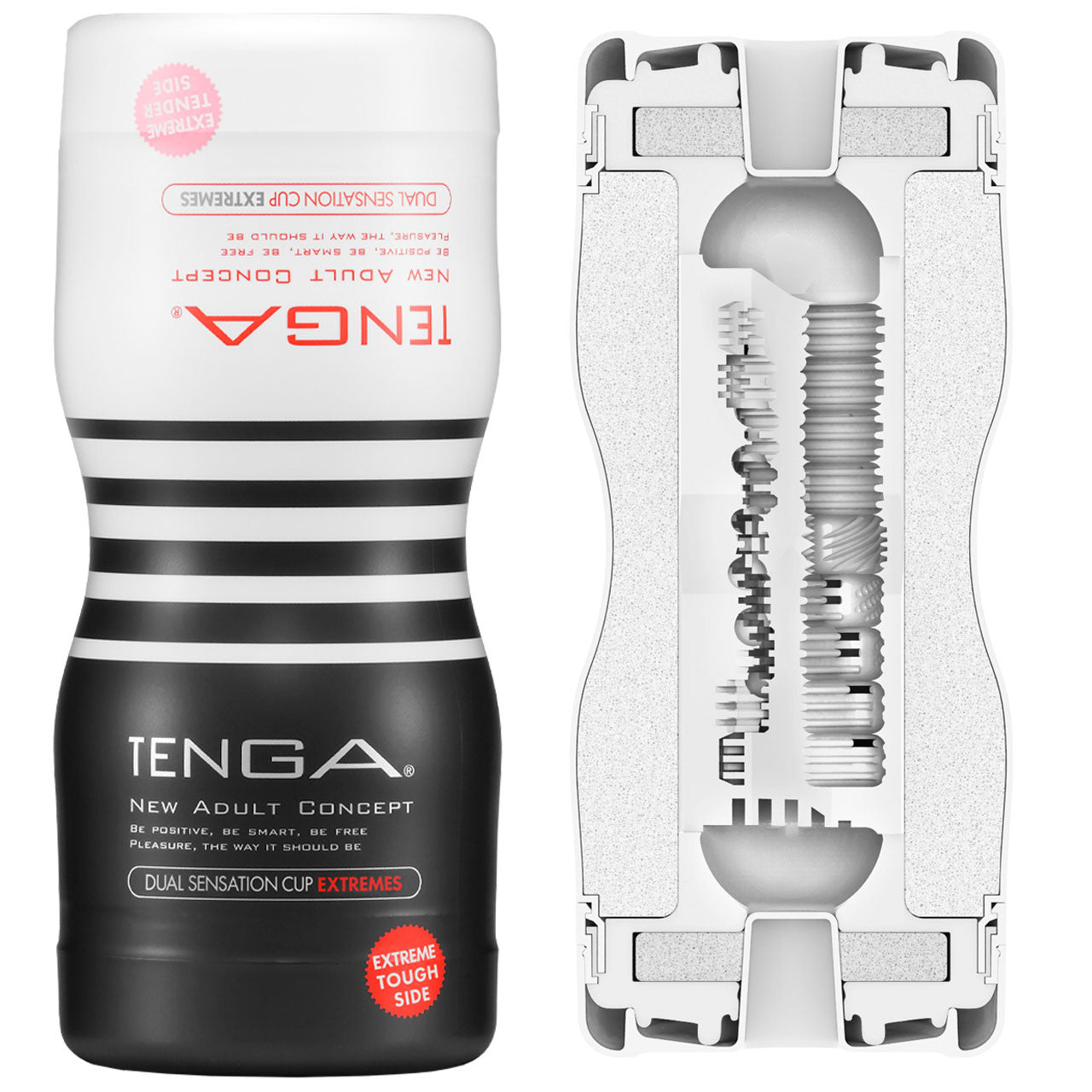 Tenga DUAL SENSATION CUP EXTREME Disposable Male Masturbator