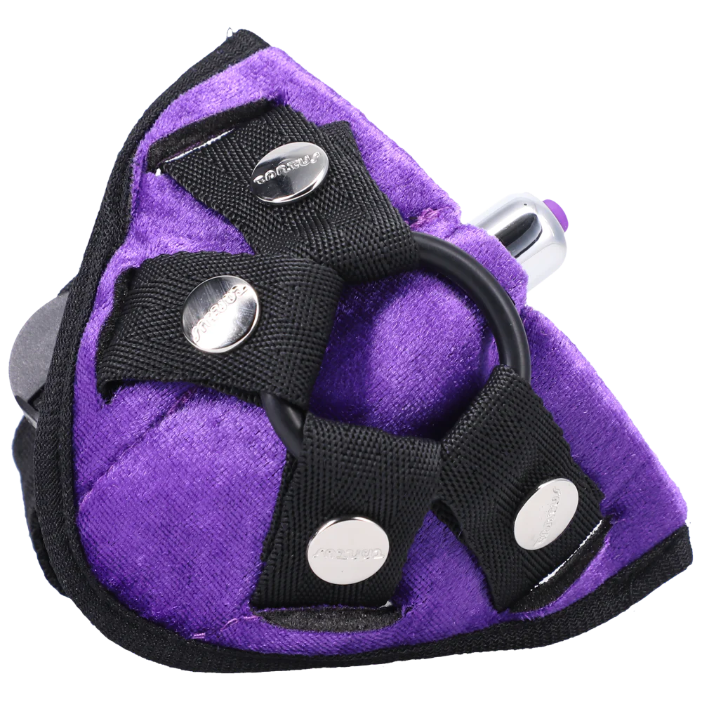 Tantus VIBRATING STRAP-ON-HARNESS Kit includes a strap-on-harness and bullet vibrator
