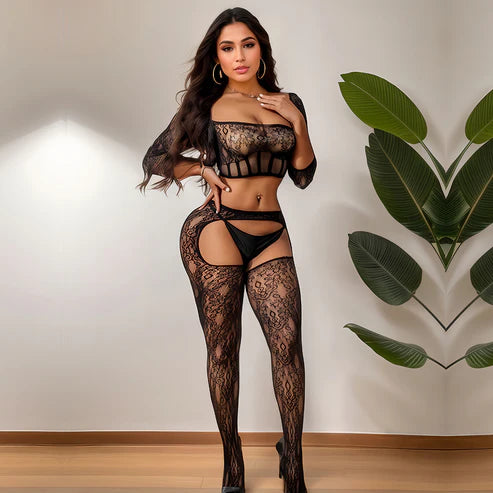 JCW 7136 Body Stocking Black