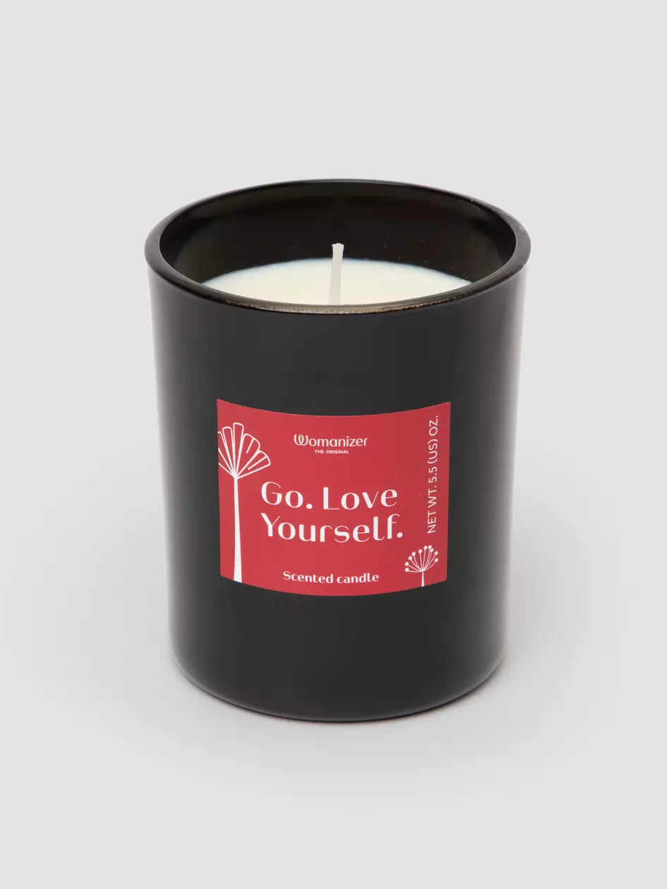 Womanizer Go Love Yourself White Tea Scented Candle 5.5 Oz