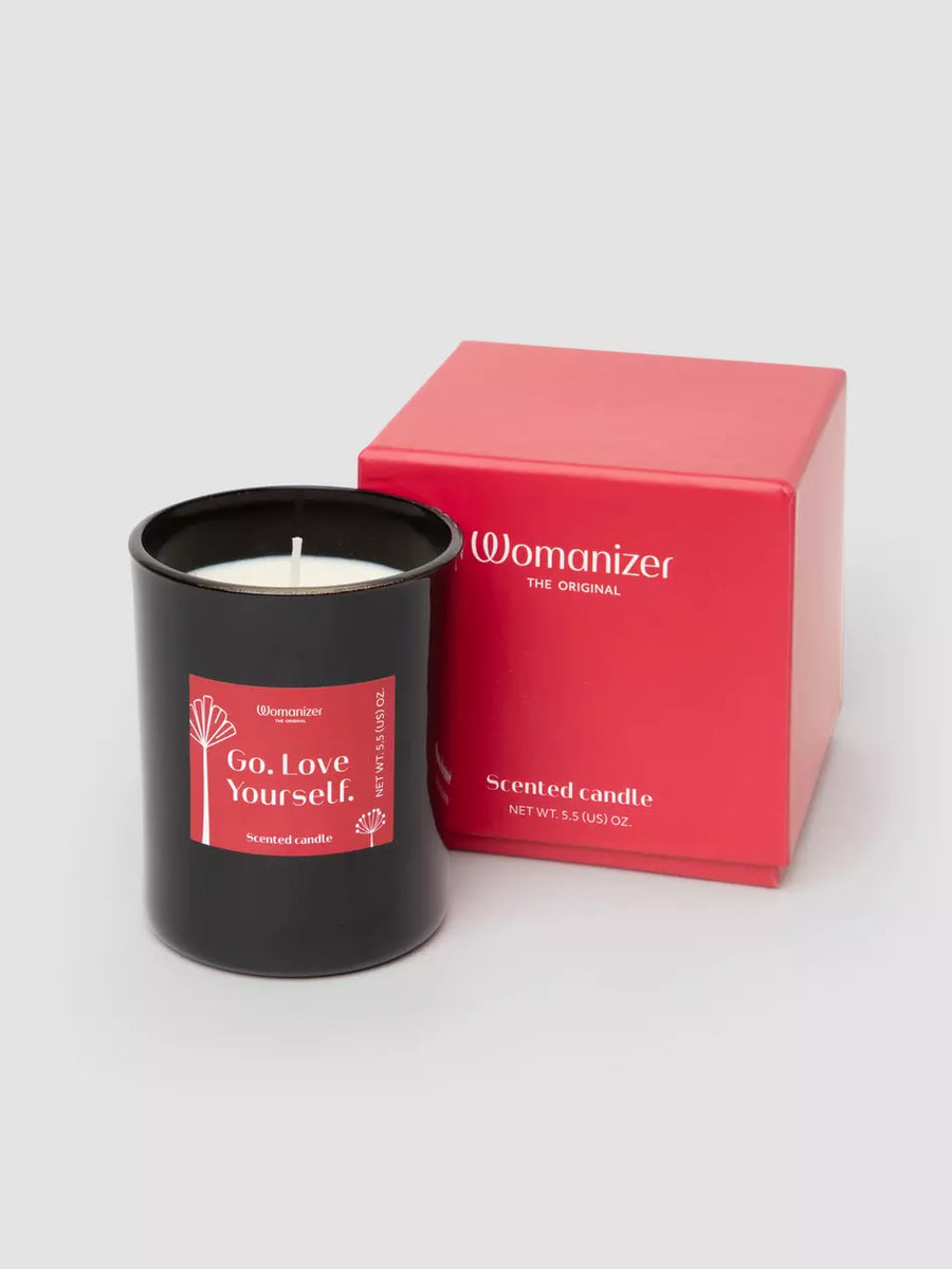 Womanizer Go Love Yourself White Tea Scented Candle 5.5 Oz