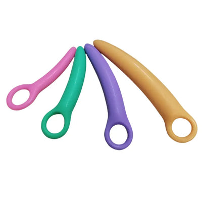 Vaginal Dilator Set – 4-Piece Progressive TPR with Finger Loops