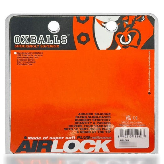 Oxballs AIRLOCK BLUBBERY LUSH AND SLICK VENTILATED DICKLOCKER Silicone Chastity Cage