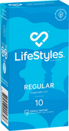 life style condoms regular size 10 Pk