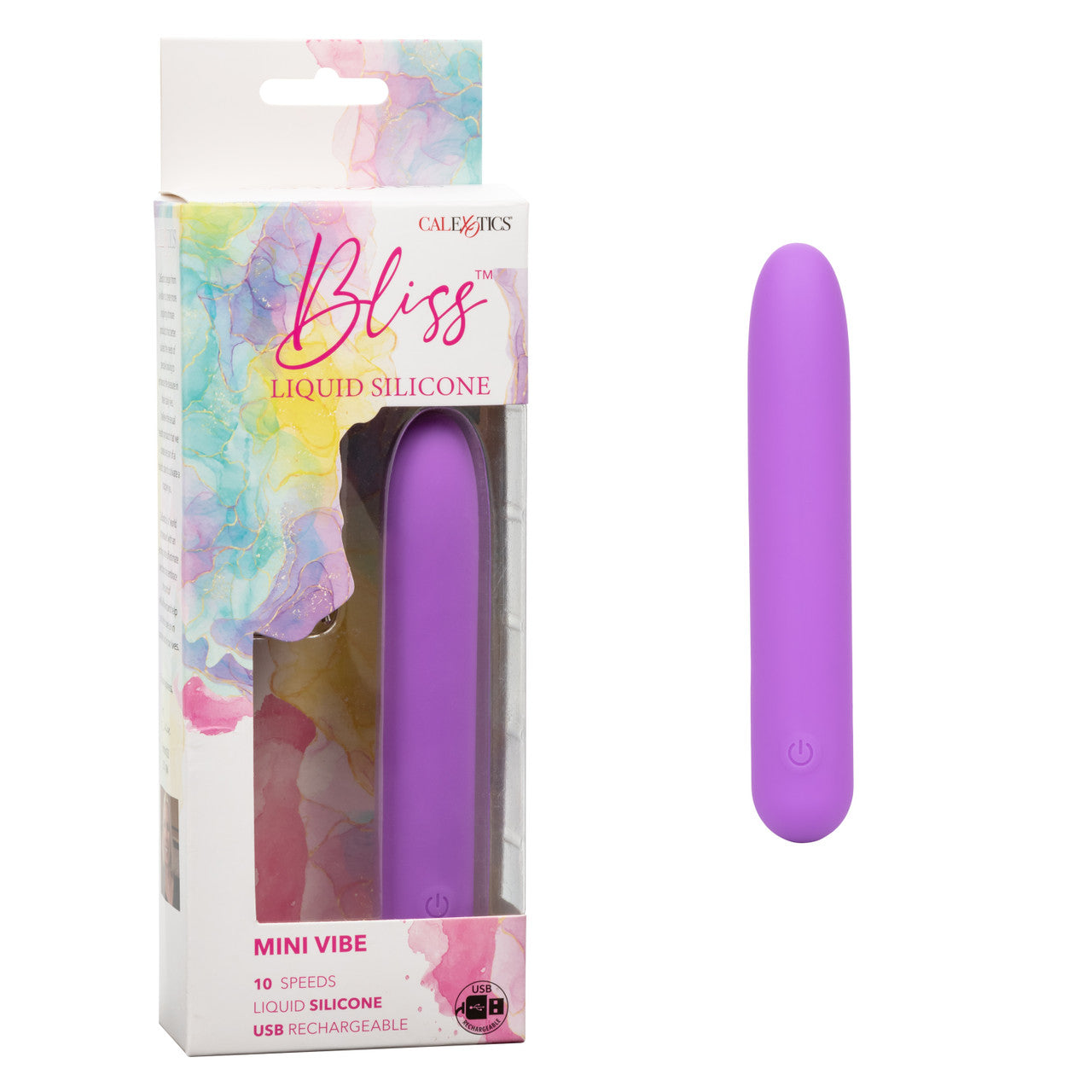 Bliss Liquid Silicone MINI VIBE Purple Vibrator