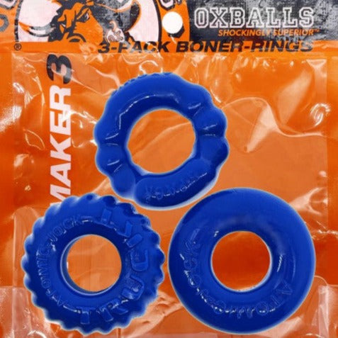 Oxballs BONEMAKER 3 STYLE BONER COCK RINGS