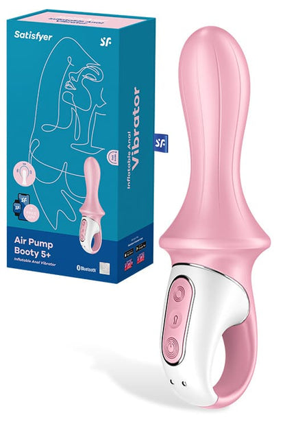 Satisfyer AIR PUMP BOOTY 5+ Inflatable Anal Vibrator with App Control 