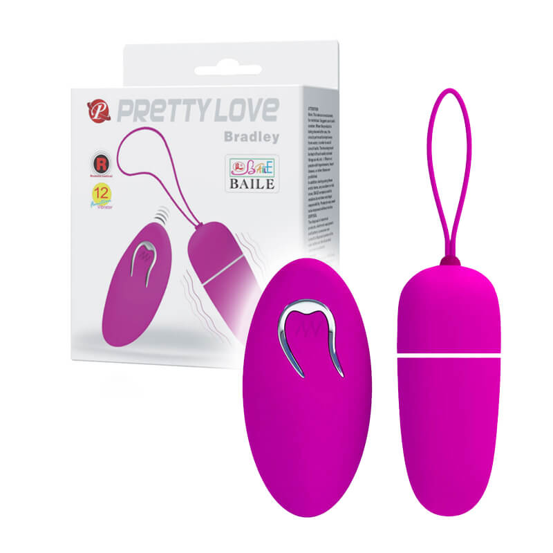 Pretty Love BRADLEY Battery Powered Wearable Love Egg with Wireless Remote Control