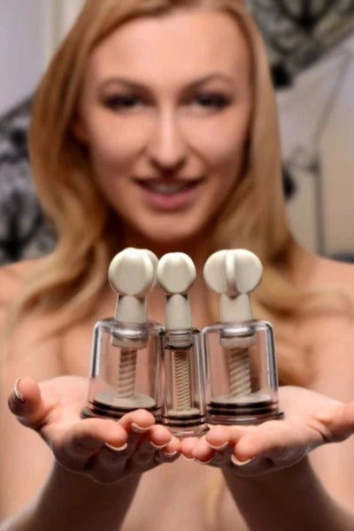 Size Matters CLIT AND NIPPLE SUCKERS SET with Powerful Suction