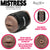 Mistress DOUBLE SHOT MINI MASTURBATOR Mouth and Ass Dark Brown Skin Tone