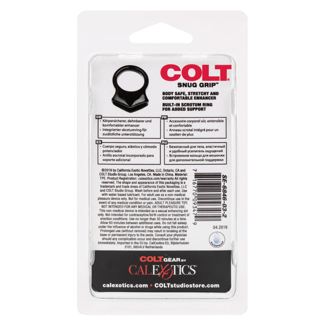 Colt SNUG GRIP Stretchy Dual Support Ring - Enhance Your Pleasure