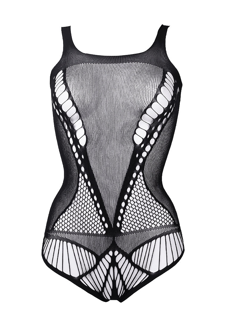 Le Desir Bliss Lingerie NET DESIGN CONTRASTING TEDDY