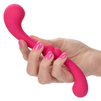 Pretty Little Wands CURVY Pink Flexible Double Ended Vibrating Body Wand Dildo