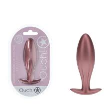 OUCH, Smooth silicone Oval anal Plug 4.6"
