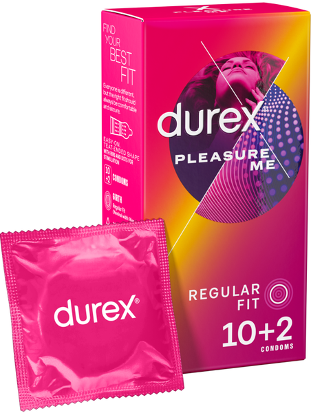 Durex Pleasure Me 10 + 2 regular condoms