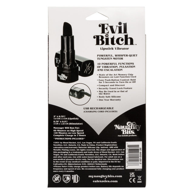 Naughty Bits EVIL BITCH Lipstick Vibrator