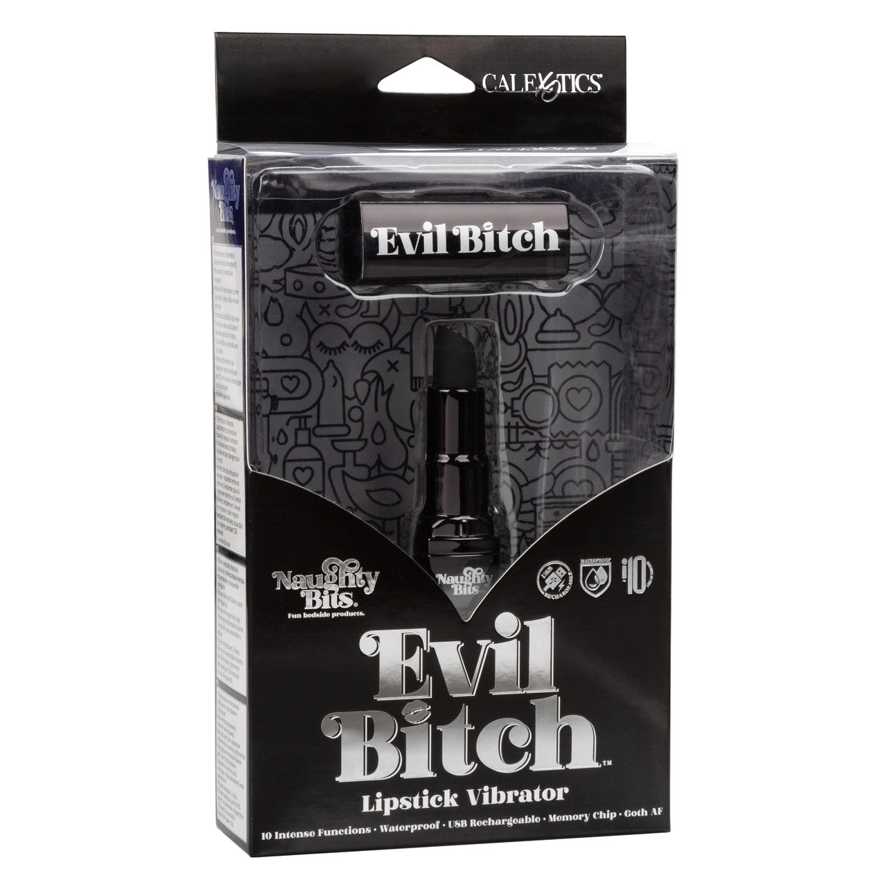 Naughty Bits EVIL BITCH Lipstick Vibrator