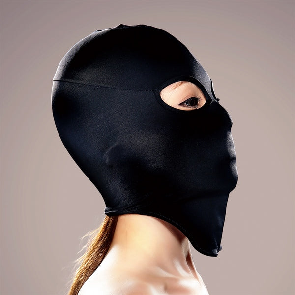 Execute MASK WITH EYE HOLES Black Hood - Adult Superstores Rockdale