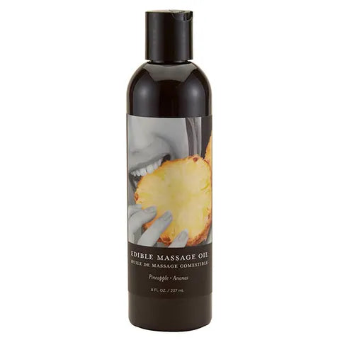 Earthly Body’s  Edible Massage Oil - Pineapple 237 ml