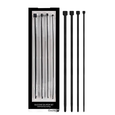 OUCH! Urethral Sounding Dilator Set - Black