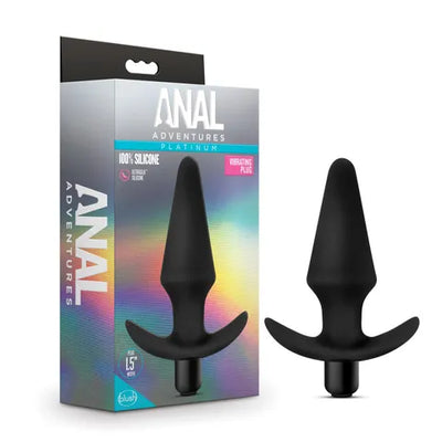 Anal Adventures Platinum Silicone Vibrating Plug – 10 Function | Waterproof