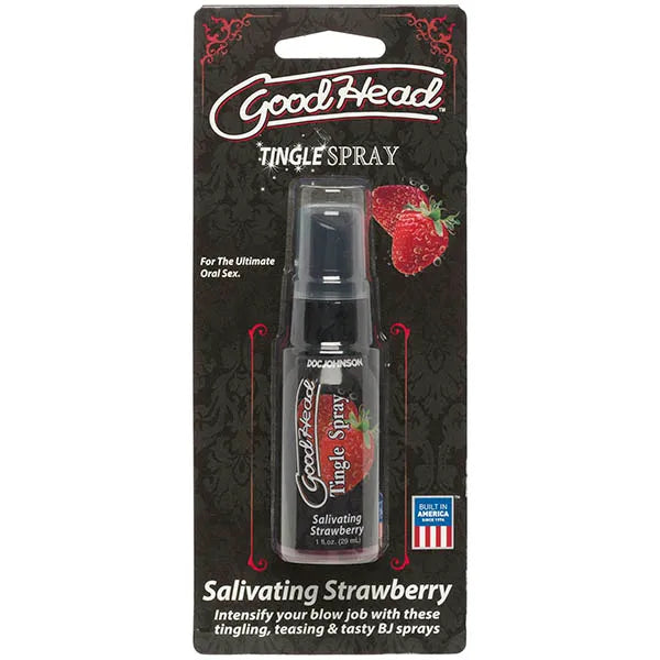 Doc Johnson GoodHead Tingle Spray Strawberry 1 fl. oz.