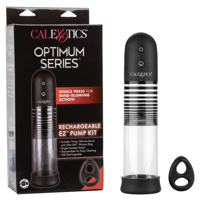 Optimum Series RECHARGEABLE EZ PUMP KIT Black Penis Pump