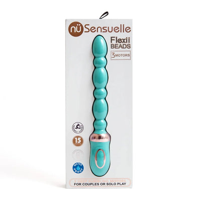 Nu Sensuelle FLEXII BEADS Flexible and Powerful Vibrating Beads for G Spot and Prostate Play
