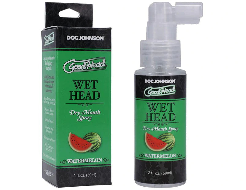 Doc Johnson GOODHEAD JUICY HEAD DRY MOUTH DEEP THROAT SPRAY Watermelon 2oz (59ml)