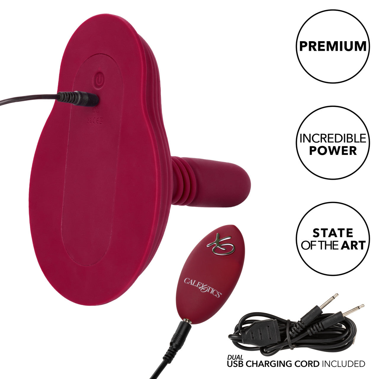 CaleXOtics DUAL RIDER Remote Control THRUST AND GRIND Thrusting Vibrator