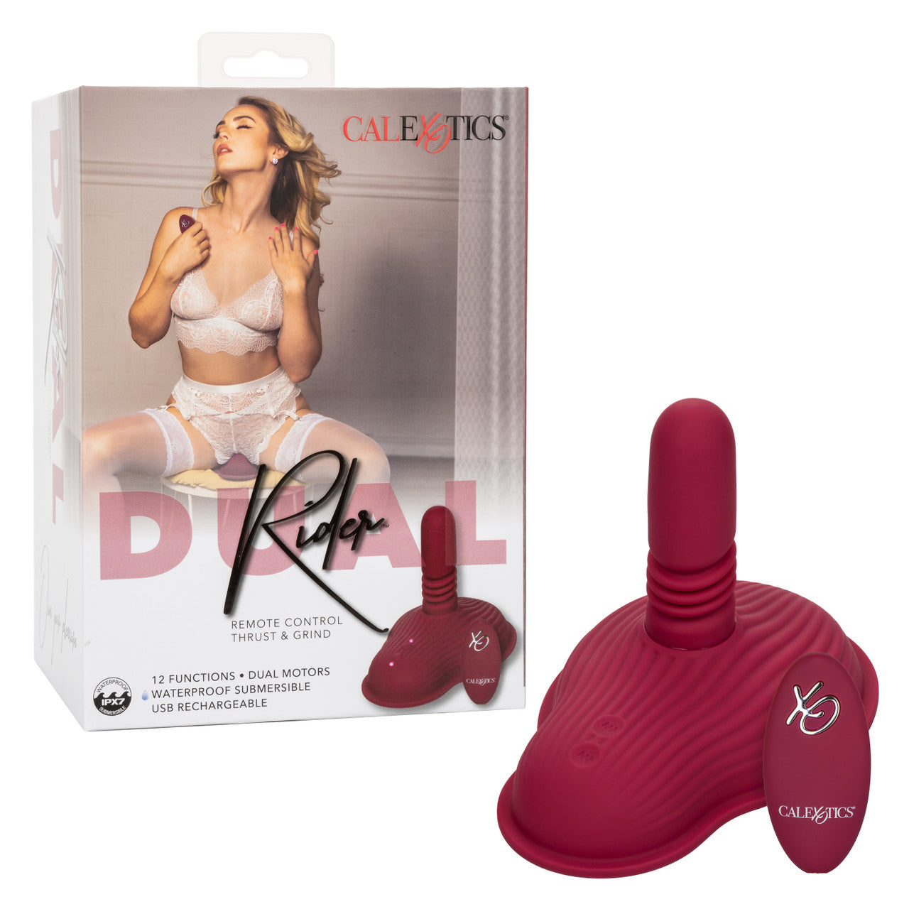 CaleXOtics DUAL RIDER Remote Control THRUST AND GRIND Thrusting Vibrator