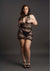Le Desir Bliss Lingerie HIGH CRISS CROSS KEY HOLE NECK MINI DRESS Black