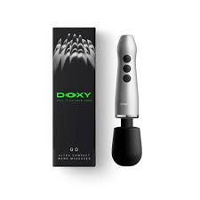Doxy Go – Compact, Powerful, and Travel-Ready Vibrator aubergine