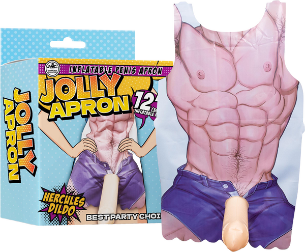 Jolly Apron 12" Inflatable Penis Novelty