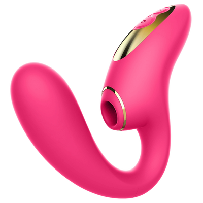 Duende Kissen Dual Action Clitoral Stimulator Pink