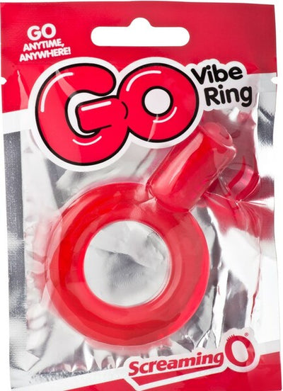 screaming O -Go Vibe Ring-Red