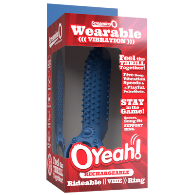 Screaming O Rechargeable OYeah C Ring Blue