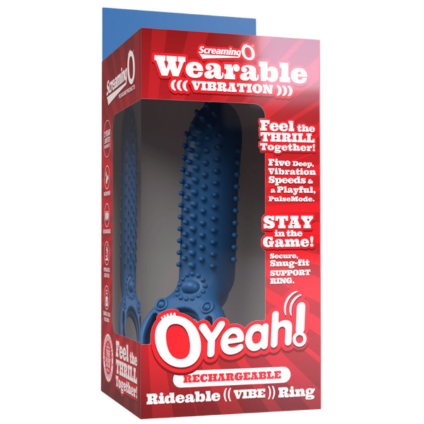 Screaming O Rechargeable OYeah C Ring Blue