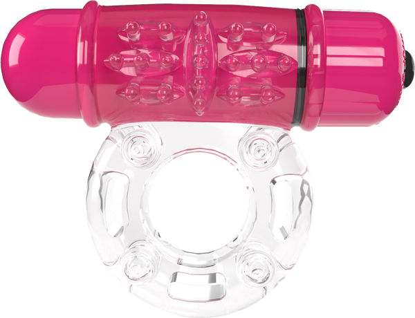 Screaming O 4B OWow Vibrating Cock Ring – Strawberry