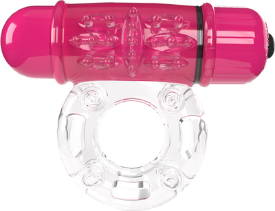 Screaming O 4B OWow Vibrating Cock Ring – Strawberry
