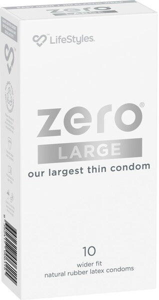 Zero Large 10's (largest Thin Condom)