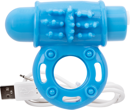 Screaming O OWow Vibrating Cock Ring Blue