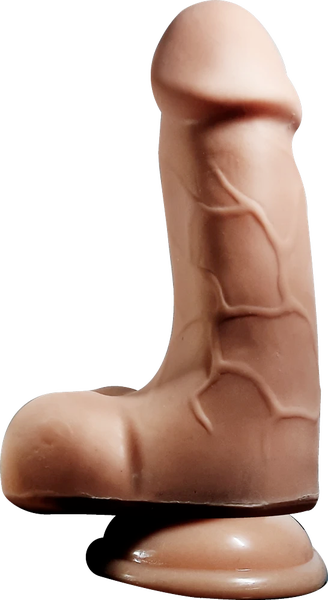 Vibrating Dongs > Fuzzy 7" Vibrating (flesh)