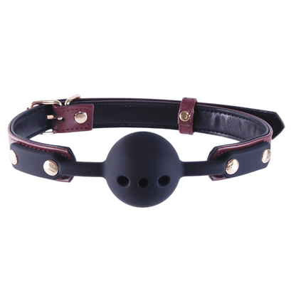 Naughty Moments Breathable Ball Gag Magenta