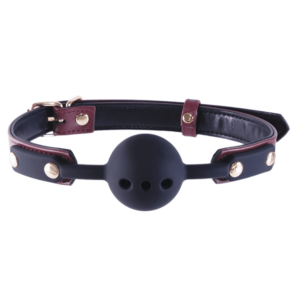 Naughty Moments Breathable Ball Gag Magenta