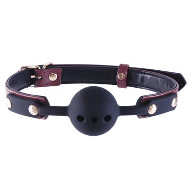 Naughty Moments Breathable Ball Gag Magenta