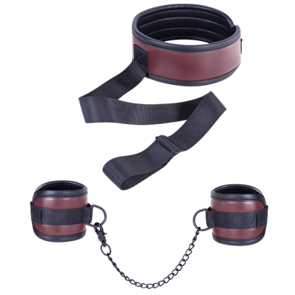 Naughty Moment Collar with Combined Handcuffs