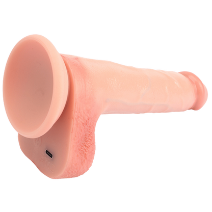 La Viva Remote Rechargeable Ozzy Vibrating Dildo Flesh